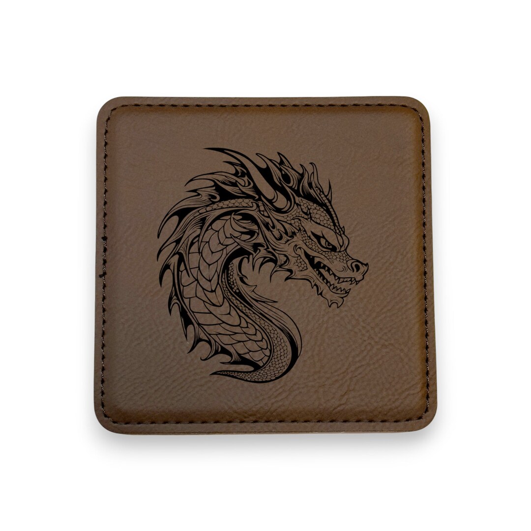 Coaster - Worlds most awesome Catan player - SET OF 2 - Leather or Stitched Cork Coaster - Worlds most awesome Catan player - SET OF 2 - Leather or Stitched Cork